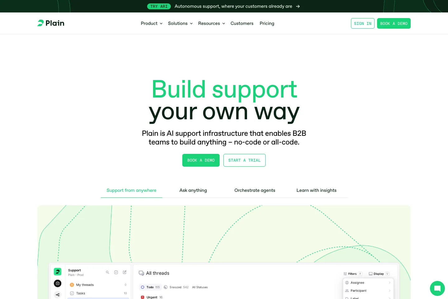 Plain website — independent design inspiration, not GH client work